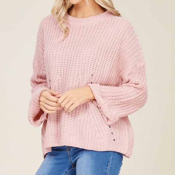 Pink Knit sweater - Picture 2 of 7
